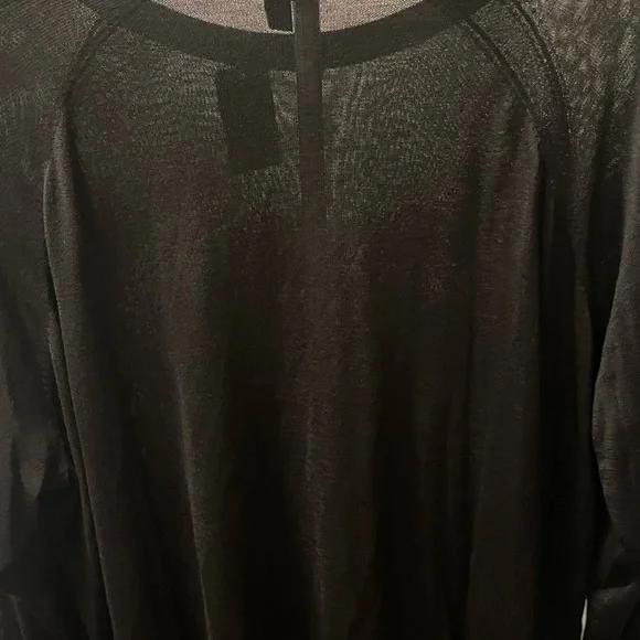 Torrid Sheer Black Long Sleeve Top. Super lightweight. Size 3X NWT - Picture 2 of 3